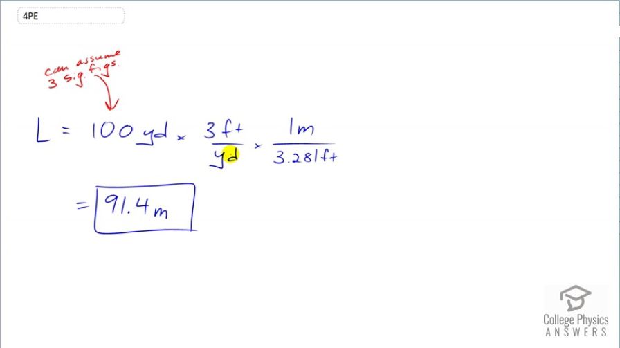 OpenStax College Physics, Chapter 1, Problem 4 (PE) video thumbnail