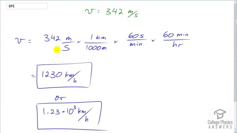 OpenStax College Physics, Chapter 1, Problem 8 (PE) video thumbnail