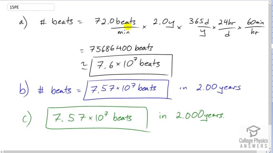 OpenStax College Physics, Chapter 1, Problem 15 (PE) video thumbnail