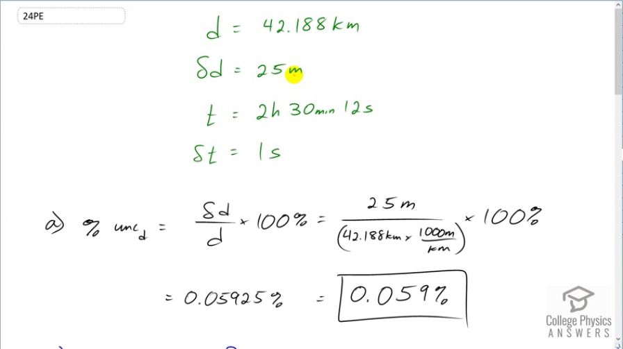 OpenStax College Physics, Chapter 1, Problem 24 (PE) video thumbnail