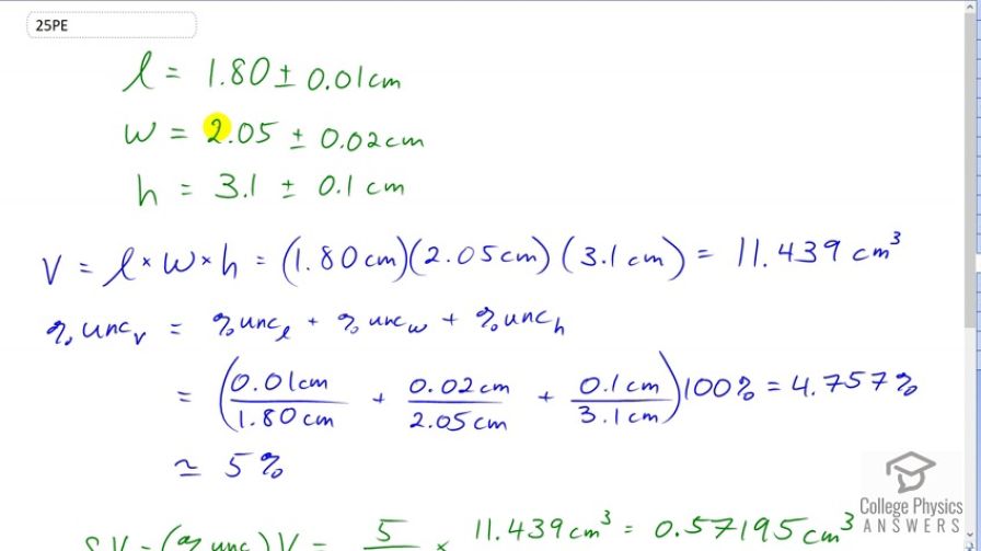 OpenStax College Physics, Chapter 1, Problem 25 (PE) video thumbnail