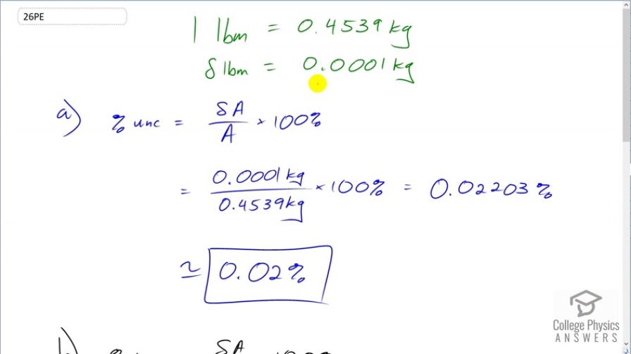 OpenStax College Physics, Chapter 1, Problem 26 (PE) video thumbnail