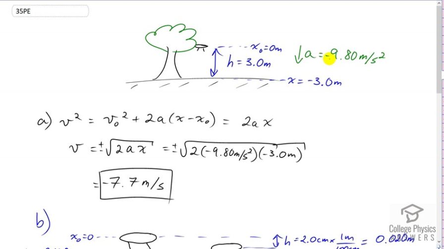 OpenStax College Physics, Chapter 2, Problem 35 (PE) video thumbnail