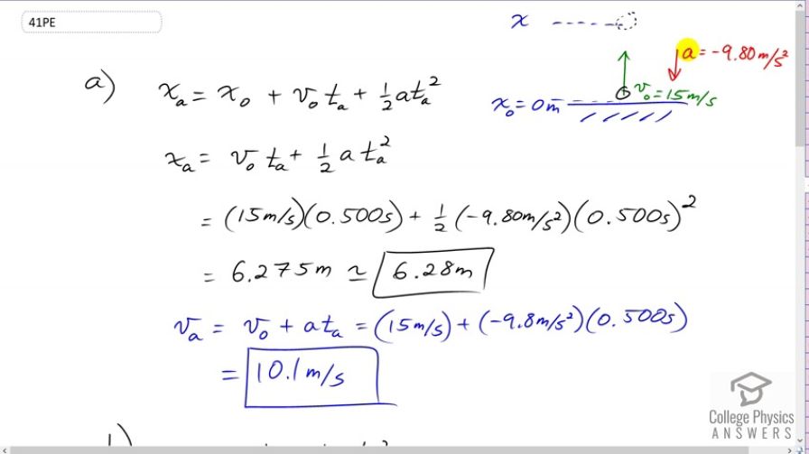 OpenStax College Physics, Chapter 2, Problem 41 (PE) video thumbnail
