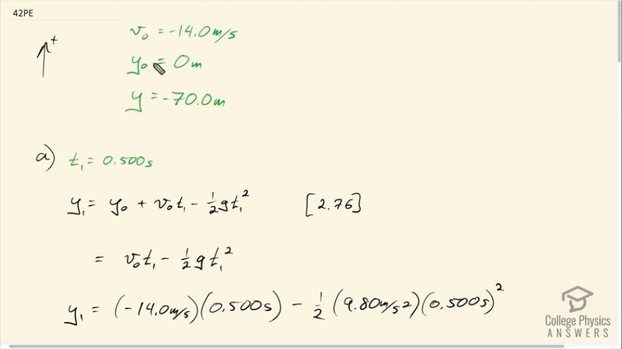 OpenStax College Physics, Chapter 2, Problem 42 (PE) video thumbnail