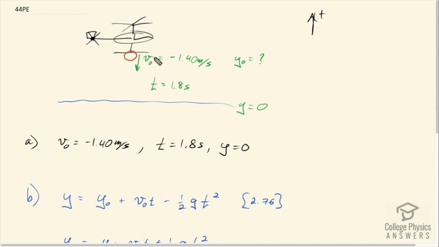 OpenStax College Physics, Chapter 2, Problem 44 (PE) video thumbnail