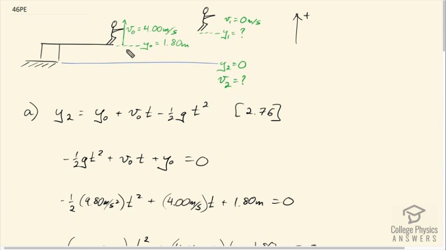 OpenStax College Physics, Chapter 2, Problem 46 (PE) video thumbnail