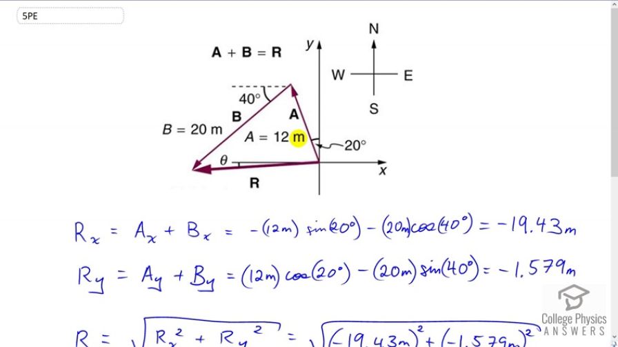 OpenStax College Physics, Chapter 3, Problem 5 (PE) video thumbnail