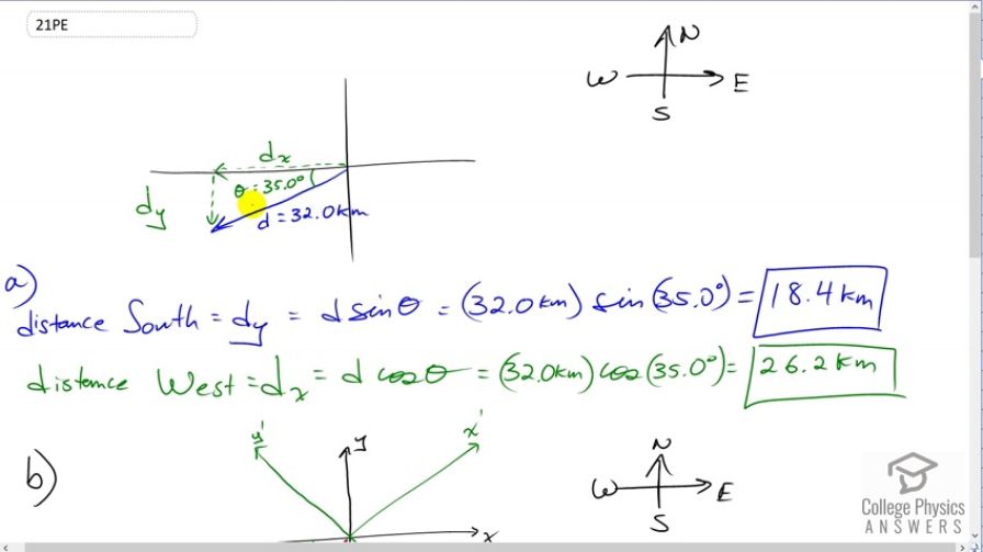 OpenStax College Physics, Chapter 3, Problem 21 (PE) video thumbnail