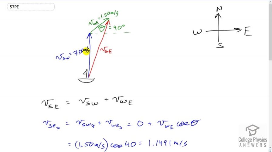 OpenStax College Physics, Chapter 3, Problem 57 (PE) video thumbnail