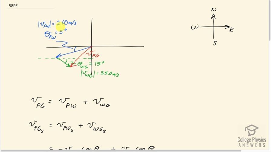 OpenStax College Physics, Chapter 3, Problem 58 (PE) video thumbnail