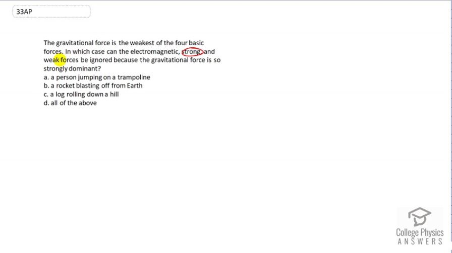 OpenStax College Physics, Chapter 4, Problem 33 (AP) video thumbnail