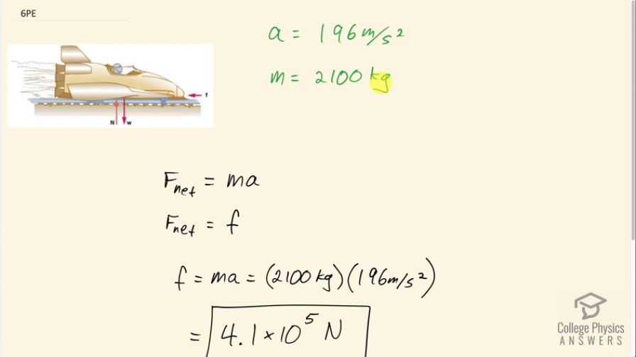 OpenStax College Physics, Chapter 4, Problem 6 (PE) video thumbnail