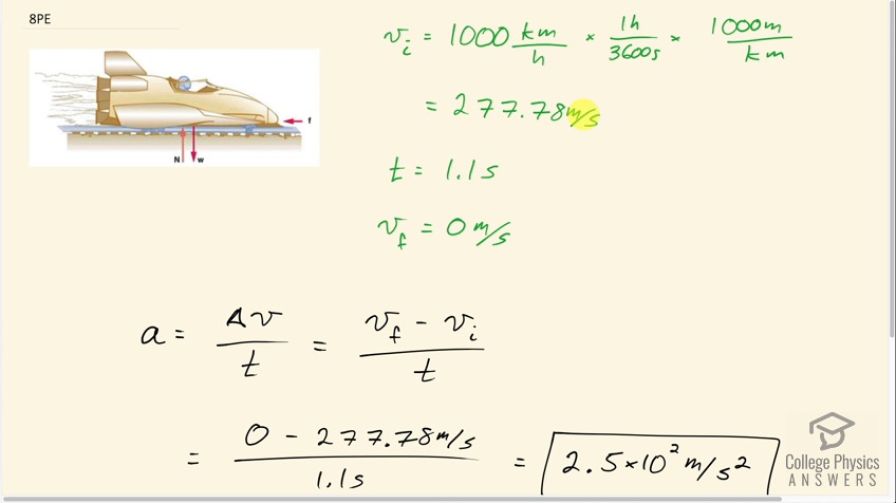 OpenStax College Physics, Chapter 4, Problem 8 (PE) video thumbnail