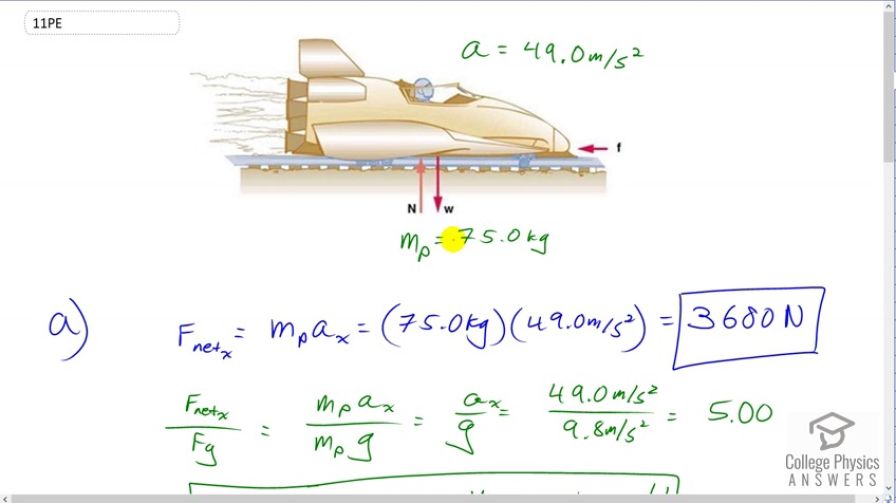 OpenStax College Physics, Chapter 4, Problem 11 (PE) video thumbnail