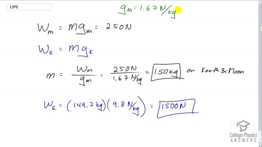 OpenStax College Physics, Chapter 4, Problem 13 (PE) video thumbnail