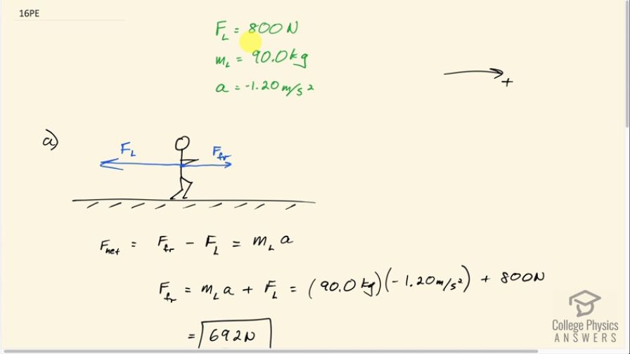 OpenStax College Physics, Chapter 4, Problem 16 (PE) video thumbnail