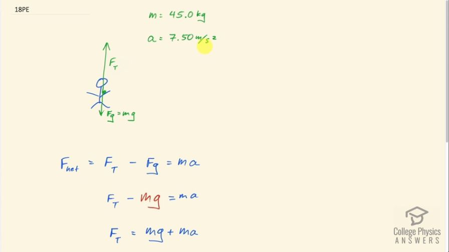 OpenStax College Physics, Chapter 4, Problem 18 (PE) video thumbnail