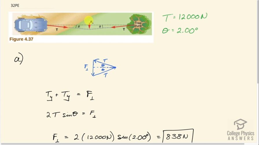 OpenStax College Physics, Chapter 4, Problem 32 (PE) video thumbnail