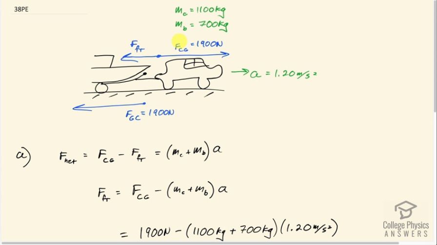 OpenStax College Physics, Chapter 4, Problem 38 (PE) video thumbnail