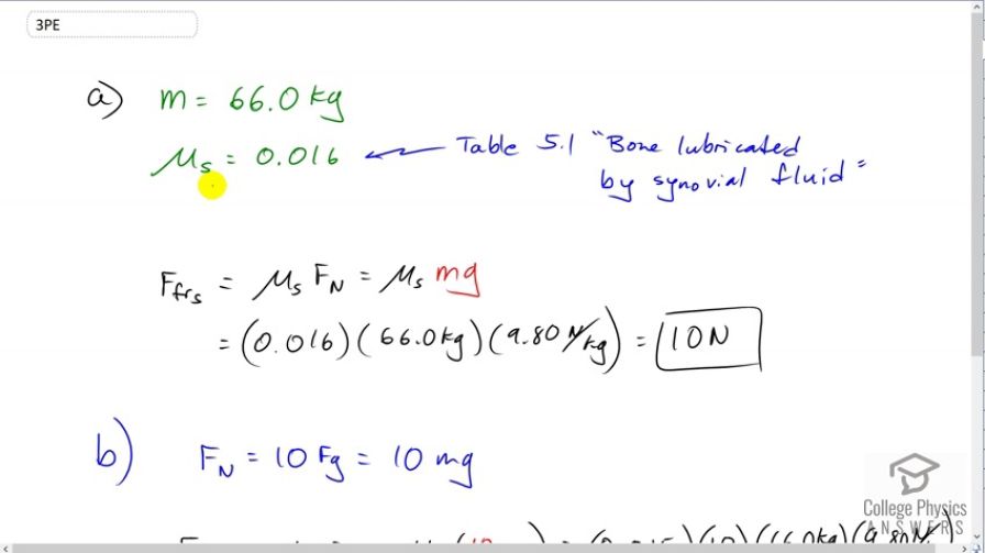 OpenStax College Physics, Chapter 5, Problem 3 (PE) video thumbnail