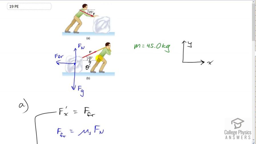 OpenStax College Physics, Chapter 5, Problem 19 (PE) video thumbnail
