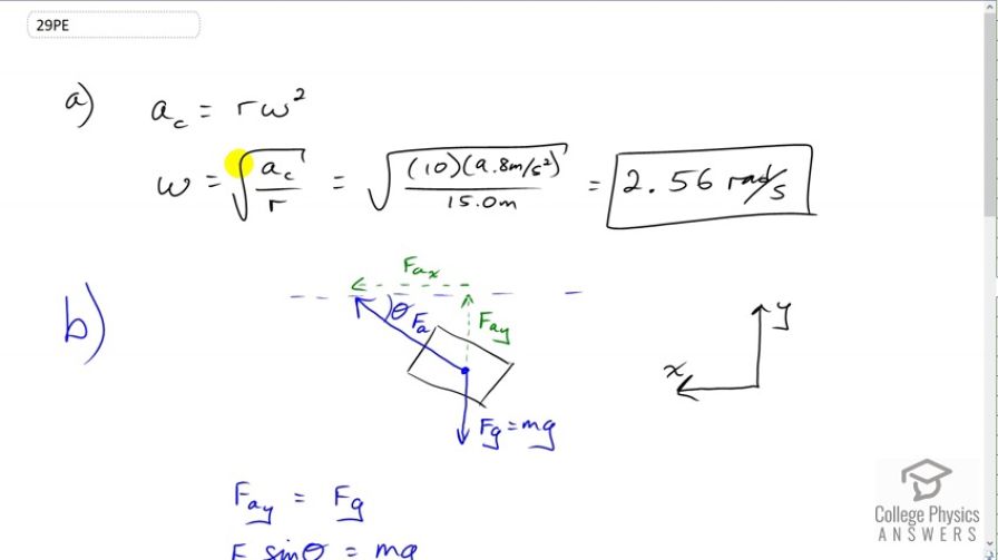 OpenStax College Physics, Chapter 6, Problem 29 (PE) video thumbnail