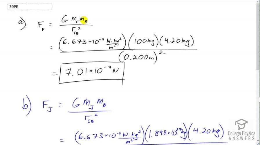 OpenStax College Physics, Chapter 6, Problem 39 (PE) video thumbnail