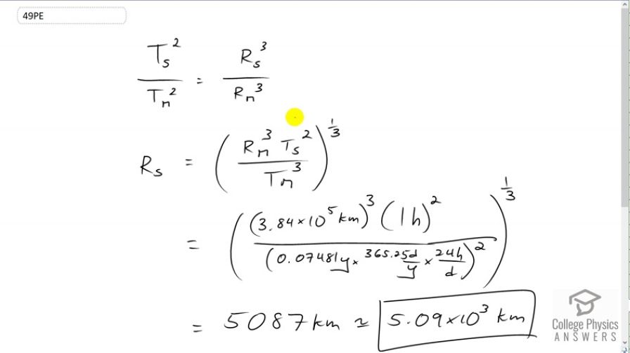 OpenStax College Physics, Chapter 6, Problem 49 (PE) video thumbnail