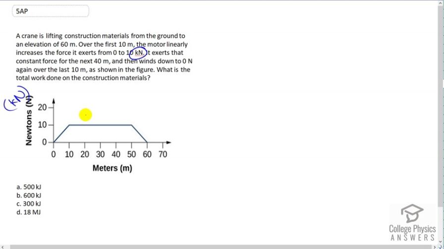 OpenStax College Physics, Chapter 7, Problem 5 (AP) video thumbnail