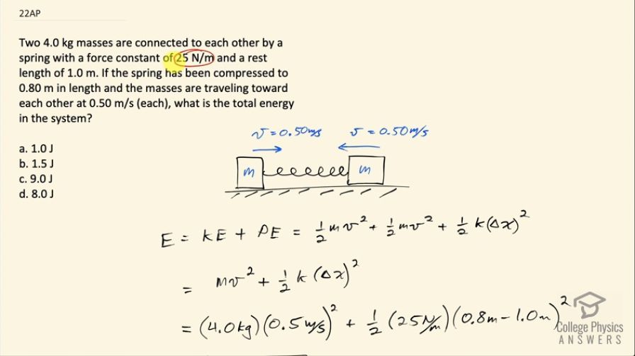 OpenStax College Physics, Chapter 7, Problem 22 (AP) video thumbnail