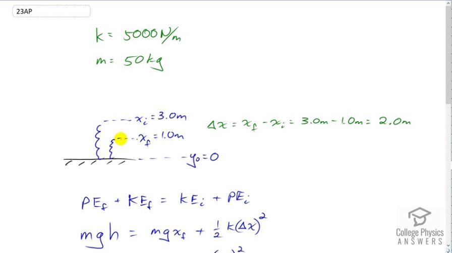 OpenStax College Physics, Chapter 7, Problem 23 (AP) video thumbnail