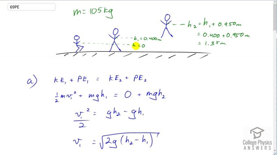 OpenStax College Physics, Chapter 7, Problem 69 (PE) video thumbnail