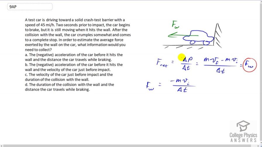 OpenStax College Physics, Chapter 8, Problem 9 (AP) video thumbnail