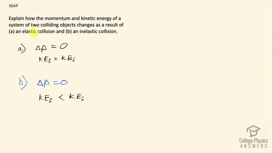 OpenStax College Physics, Chapter 8, Problem 36 (AP) video thumbnail