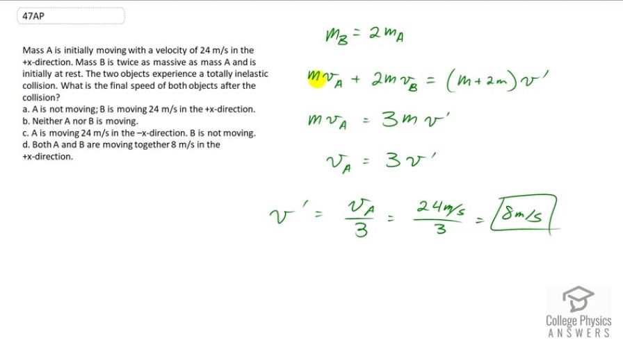 OpenStax College Physics, Chapter 8, Problem 47 (AP) video thumbnail