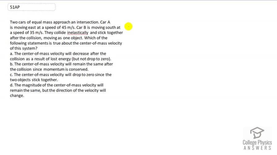 OpenStax College Physics, Chapter 8, Problem 51 (AP) video thumbnail