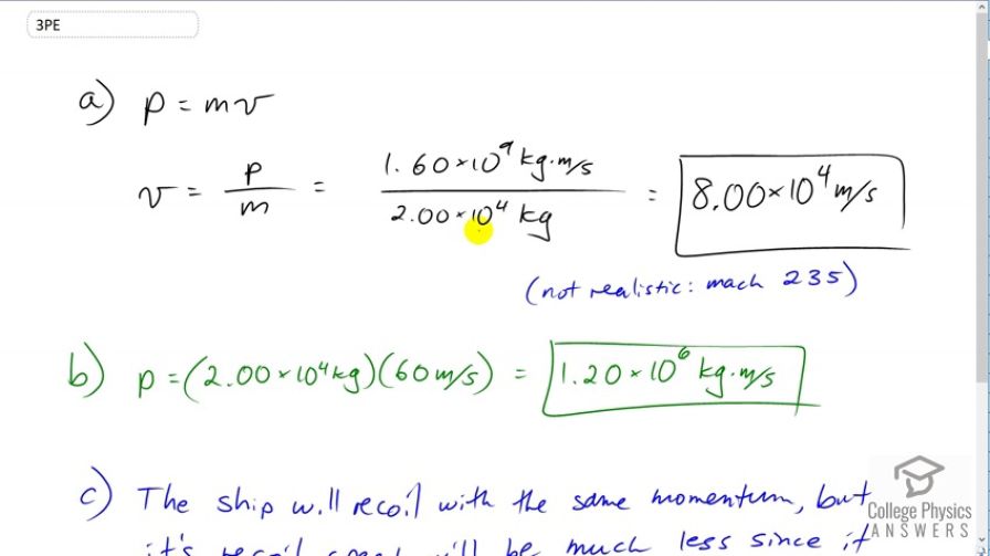 OpenStax College Physics, Chapter 8, Problem 3 (PE) video thumbnail