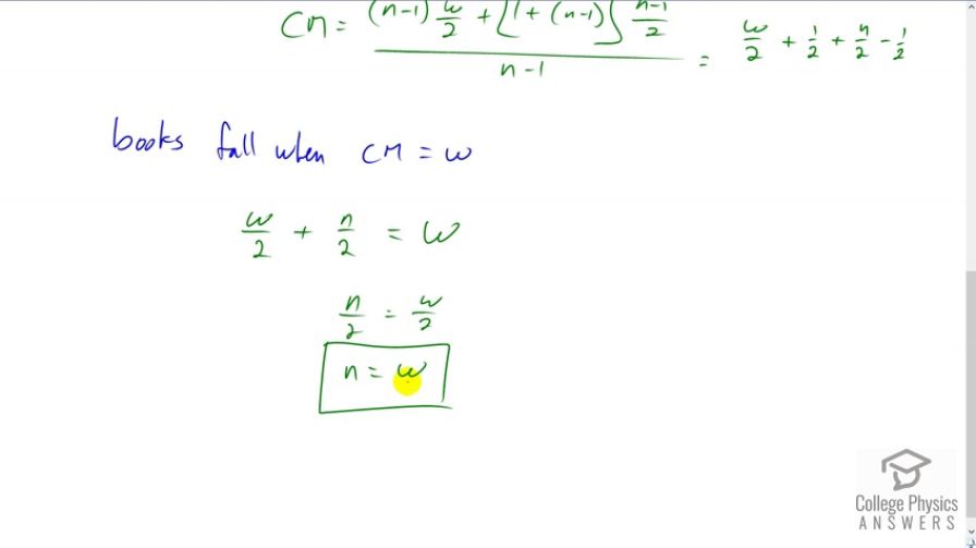 OpenStax College Physics, Chapter 9, Problem 5 (AP) video thumbnail