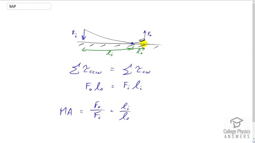 OpenStax College Physics, Chapter 9, Problem 9 (AP) video thumbnail