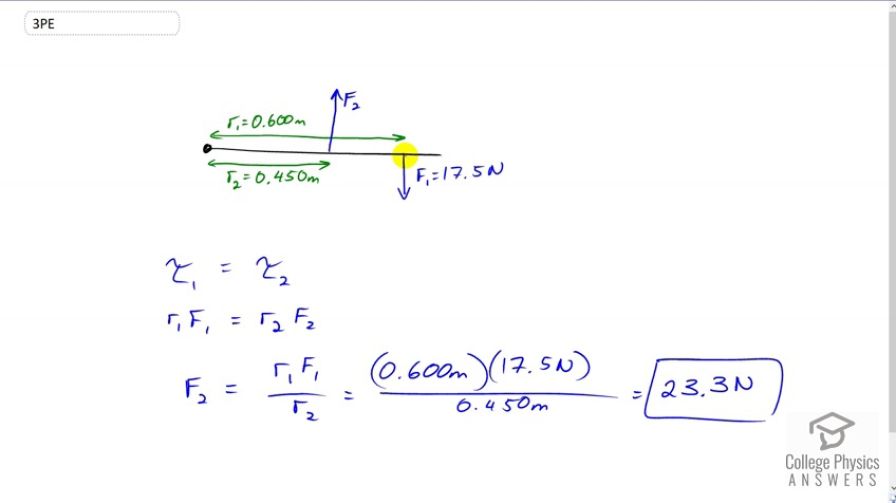 OpenStax College Physics, Chapter 9, Problem 3 (PE) video thumbnail