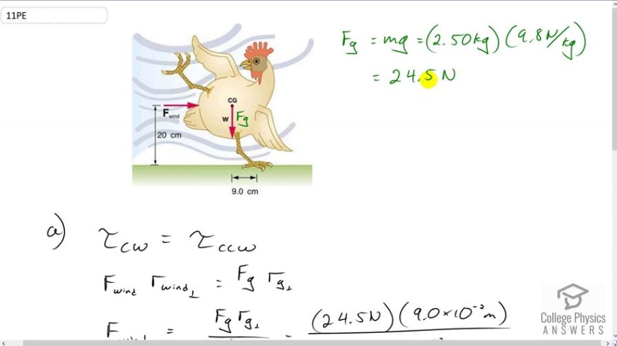 OpenStax College Physics, Chapter 9, Problem 11 (PE) video thumbnail