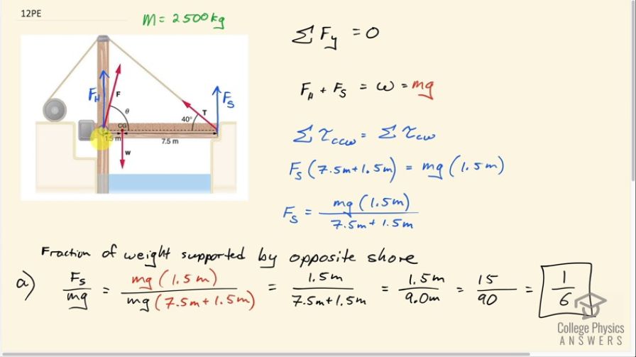 OpenStax College Physics, Chapter 9, Problem 12 (PE) video thumbnail