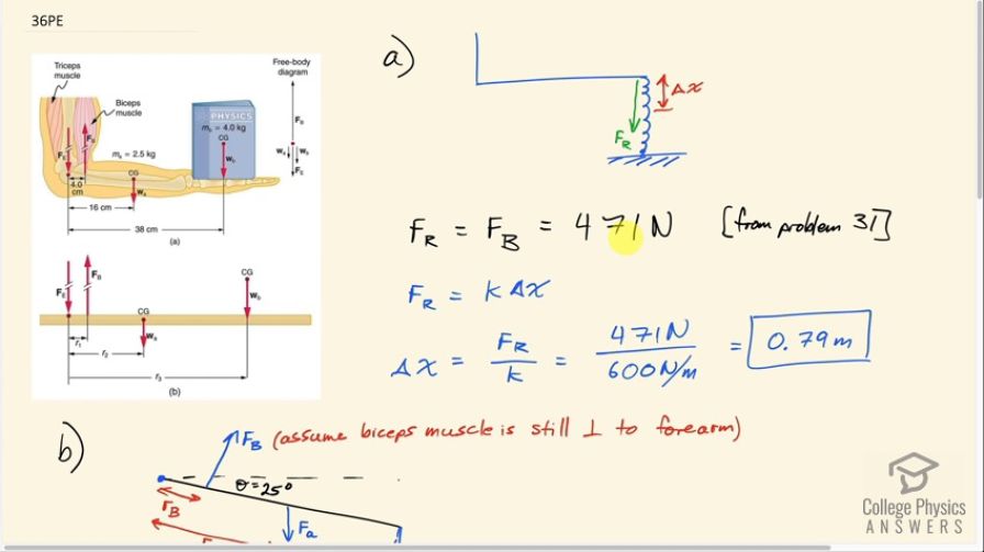 OpenStax College Physics, Chapter 9, Problem 36 (PE) video thumbnail