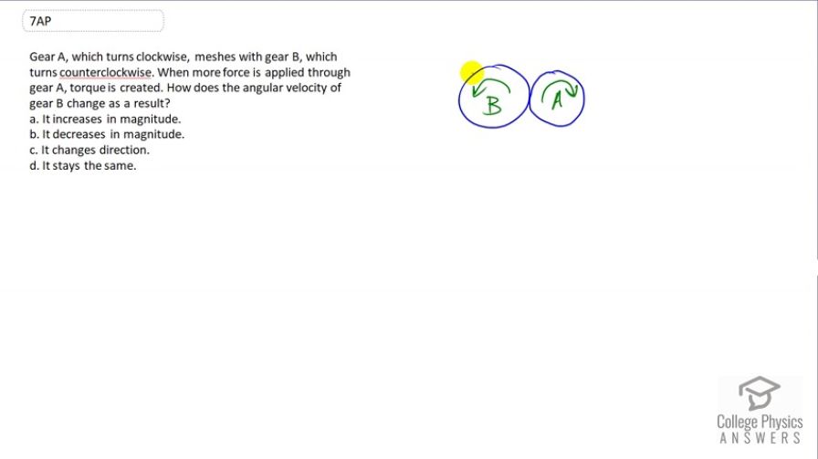 OpenStax College Physics, Chapter 10, Problem 7 (AP) video thumbnail