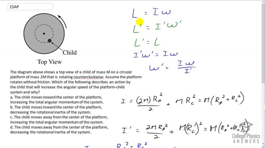 OpenStax College Physics, Chapter 10, Problem 15 (AP) video thumbnail