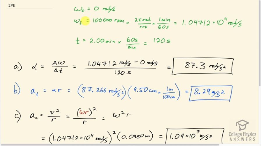 OpenStax College Physics, Chapter 10, Problem 2 (PE) video thumbnail