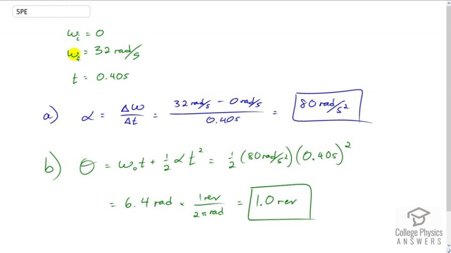 OpenStax College Physics, Chapter 10, Problem 5 (PE) video thumbnail