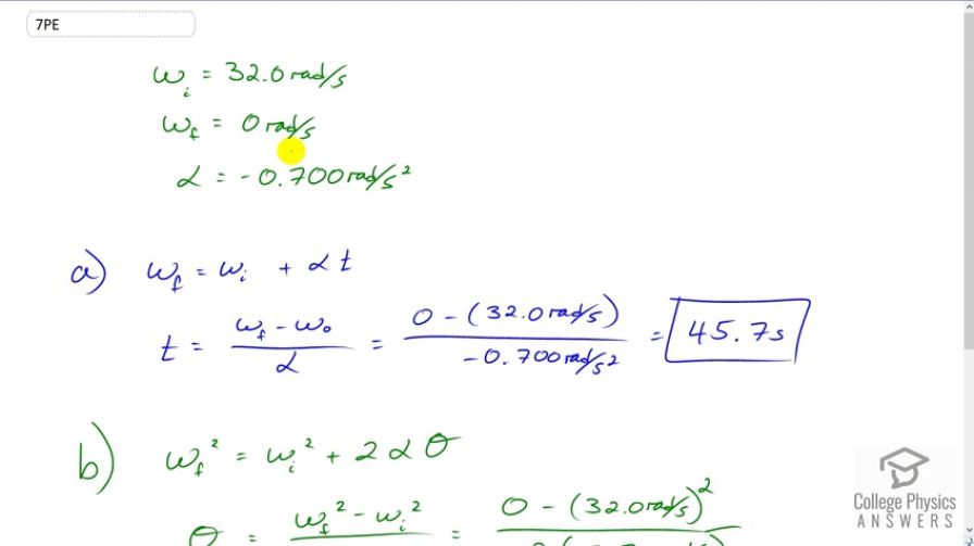 OpenStax College Physics, Chapter 10, Problem 7 (PE) video thumbnail