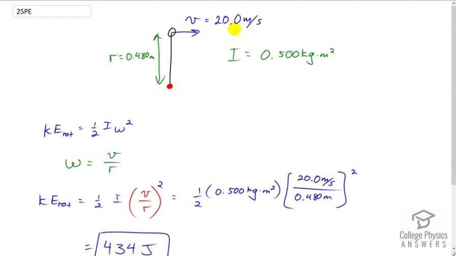 OpenStax College Physics, Chapter 10, Problem 25 (PE) video thumbnail